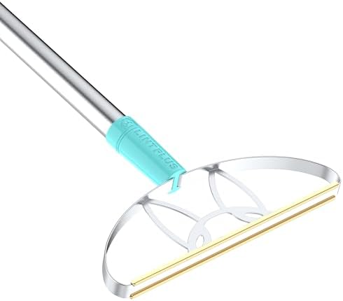 63‘’Ultra Long Heavy Duty Carpet Rake - Efficient Pet Hair Remover for Carpets, Rugs & Furniture, Deep Cleaning Carpet Scraper, Durable Home Use Tool by LINTPLUS by LINTPLUS