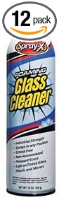 Foaming Professional Glass Cleaner - 19oz. Can - CASE OF 12 CANS.