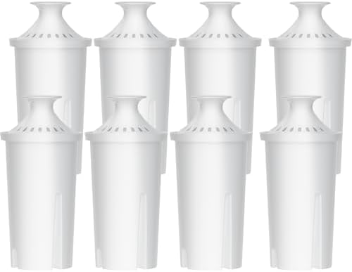 Overbest Pitcher Water Filter Replacement for Brita® Filters, 8 Pack by Overbest