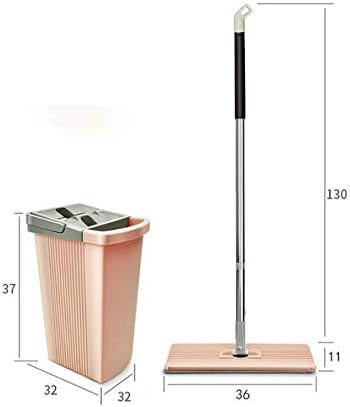 Mop with Bucket Squeeze Store House Cleaning Tools Floor Cleaner Lazy Mops Magic Pads