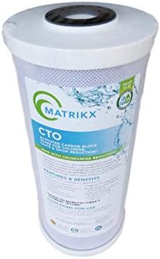 MatriKX Full Flow CTO Carbon Block Filter 32-450-10, 4.5 in x 10 in - Image 2