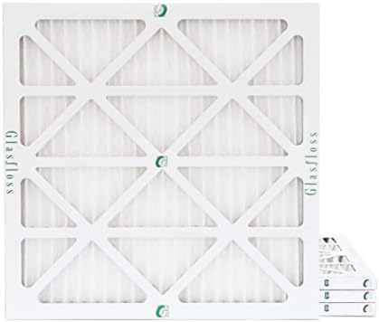 Glasfloss 21-1/2x23-5/16x1 MERV 10 Pleated Filters. Qty 4. Fits Carrier by Glasfloss