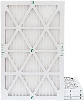 Glasfloss ZL 14x24x1 MERV 10 Air Filters for AC and Furnace. 4-Pack by Glasfloss