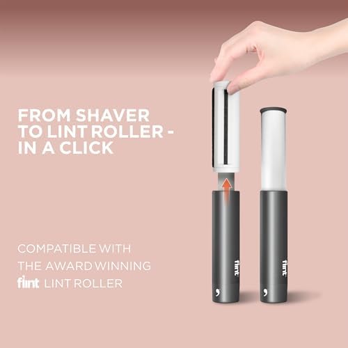 Flint All-in-One Fabric Shaver, Compact, Retractable & Travel-Friendly Fuzz Remover with 2 Fabric-Safe Care Surfaces, Lint Brush & Lint Roller, Ultimate Depiller for Clothes, Eco-Friendly - Image 7