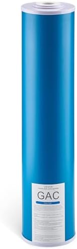 VEVOR GAC Filter, Universal Fit 20 x 4.5 in Granular Activated Carbon Replacement - for Whole House Water Filter Systems, Reduces Chlorine, Chemicals, VOCs, Bad Taste & Odor by VEVOR