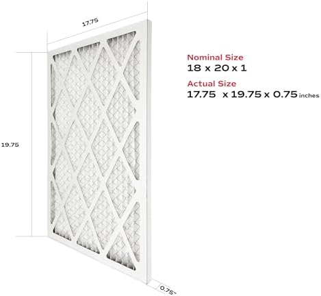True Blue 18x20x1 MERV 11 Allergen Air Filter (4-Pack) | Electrostatic Pleated HVAC Furnace Air Filter | Replacement Filter for Home Use | Made in USA - Image 2