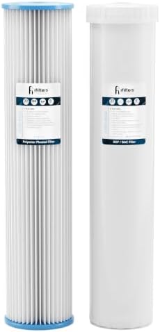 iFilters SP30-KDF2-4520 4.5 x 20 Sediment GAC/KDF Filter Set by iFilters