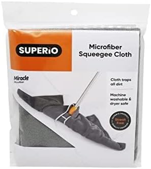 Superio Microfiber Squeegee Mopping Towel Large Miracle Cloth 20 x 30 Streak Free Microfiber Floor Cloth-Rag for Cleaning House, Kitchen, Bathroom-Scratch Free- 2 Pack
