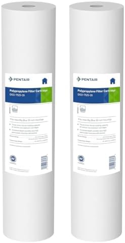 Pentair Pentek DGD-7525-20 Big Blue 20-Inch Sediment Filter, Pack of 2 by PENTAIRPENTEK
