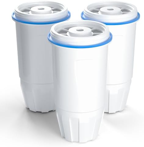 Upgraded Water Filter Replacement Fit for Zero Pitcher and Dispenser ZR-001 ZR-004 ZP-006 ZR-017, Five-Stage Filter System, Effectively Reducing Lead, Chromium, and Contaminants, 3 Packs, By BOGDA by BOGDA