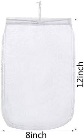 ALEGI Extra Fine 180 Micron Aquarium Filter Media Bags, 12"*8", 6 Pack - Image 2