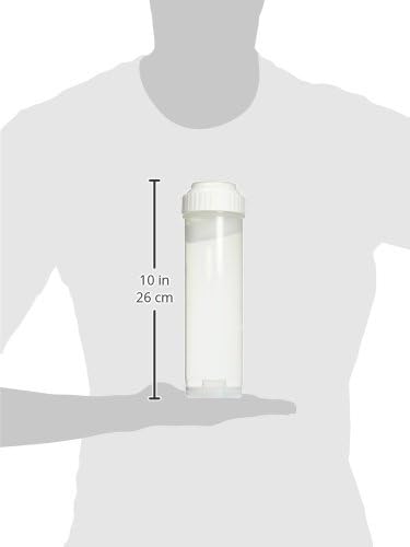 Hydronix EC-2510C Clear Empty Standard Size Water Filter Cartridge, Durable Construction Universal Pre/Post Use 2.5 x 10 - Image 2
