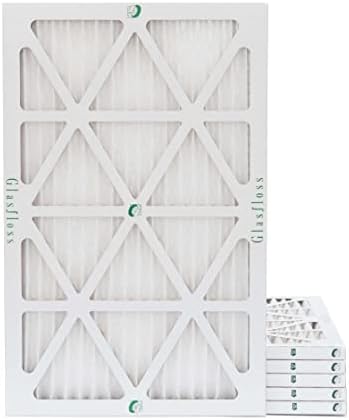 Glasfloss 10x24x1 MERV 10 Pleated AC Furnace Air Filters. Box of 6 by Glasfloss