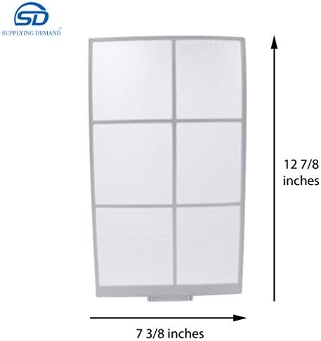 Supplying Demand WJ85X10173 1811882 Room Air Conditioner Filter Screen Replacement 12-7/8 x 7-3/8 Inches - Image 3