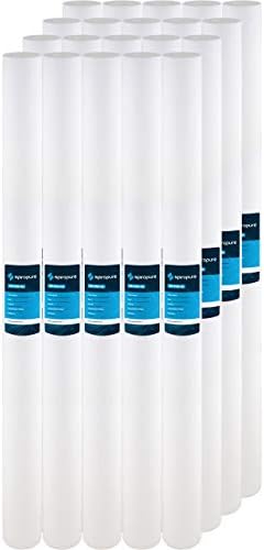 SpiroPure SP-P50-40 40x2.5 50 Micron Sediment Water Filter SDC-25-4050 20PK by SpiroPure