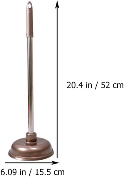DOITOOL Toilet Brush and Plunger Set with Long Ergonomic Handle for Deep Cleaning Bathroom Toilets Non-Slip Grip Toilet Cleaning Tools for Home Maintenance 20.5 Inch Length