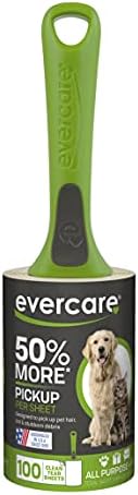 Evercare All Purpose Pet Hair Lint Roller, 100 Sheets ?€? Reusable Sticky Roller for Pet Hair, Cat & Dog Hair Remover, Lint Remover, Pet Hair Remover for Furniture, Clothing & Cars - Image 2