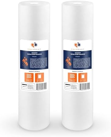 Aquaboon 5 Micron 20 x 4.5 Sediment Water Filter Replacement Cartridge by Aquaboon