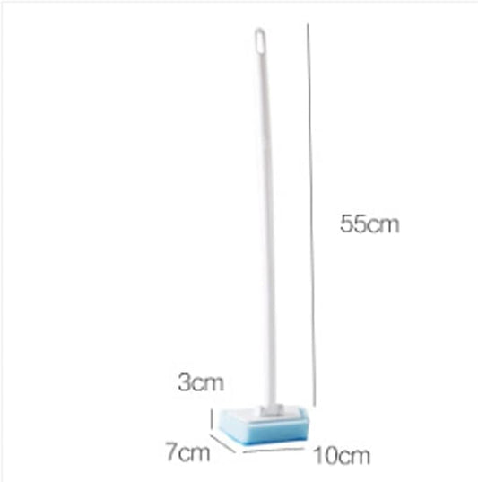 Sponge Long Handle Brush Bathroom Cleaning Bath Ceramic Tile Floor Kitchen Tool(D)