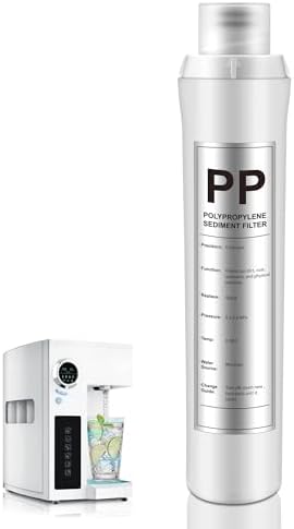 1 Pack PP Water Filter Replacement Compatible with Bluevua RO100ROPOT, 1 PP Water Filters, Improved Drink Quality, Easy to Replace for Household Daily Use Drinking by Unknown