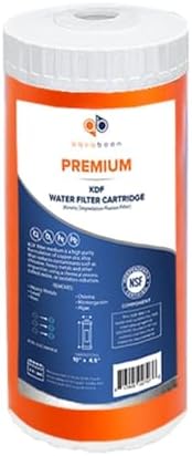 Aquaboon 5 Micron 10 x 4.5 Carbon Block Chlorine Reduction, KDF Heavy Metals Purification Cartrige and Anti-Scale Water Filter - Whole House Water Filter Replacement, 2-Pack - Image 4
