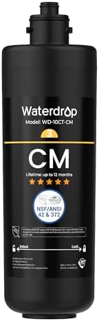 Waterdrop WD-10CM Water Filter Replacement for Waterdrop TSB-CM, 12 months by Waterdrop