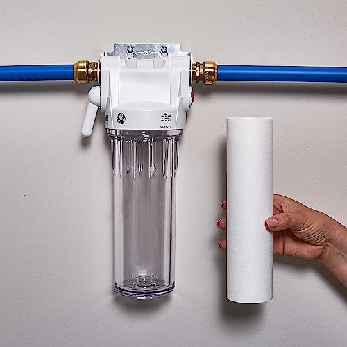 GE FXUSC Whole House Water Filter, Replacement for Water Filtration System, NSF Certified: Reduces Sediment, Rust & Other Impurities from Water, Replace Every 3 Months for Best Results, 2 Filters - Image 3