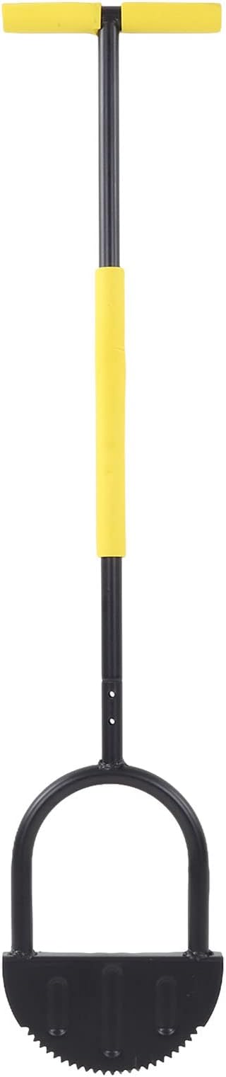 Edger Lawn Tool Safe Steel Half Moon Edger Coating Half Moon Lawn Edger with T Grip for Cleaning Edges Along Sidewalks Driveways Garden Flower Beds