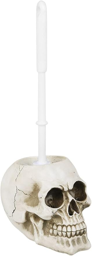 Nemesis Now Brush with Death Toilet Brush 16cm Ivory