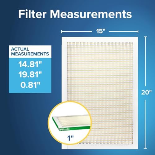 Filtrete 15x20x1 Air Filter, MERV 8, MPR 700, 6 HVAC Filters - Image 2