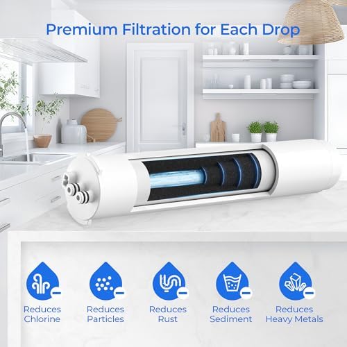 H2O Stage 2 Pre Carbon Block Water Filter, No RO Membrane, 2Pack - Image 4