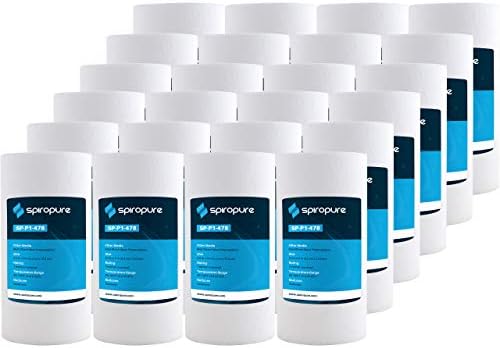 SpiroPure SP-P1-478 5x2.5 1 Micron Sediment Water Filter SDC-25-0501 (24PK) by SpiroPure