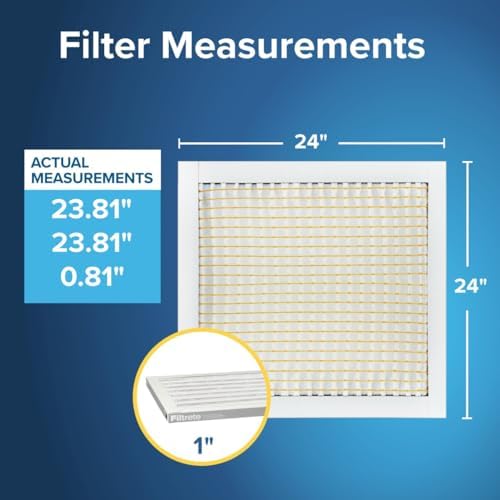 Filtrete 24x24x1 Air Filter, MERV 8, MPR 700, 6 HVAC Filters - Image 2
