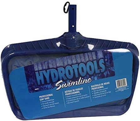 HYDROTOOLS By SWIMLINE 8040 Leaf Net For Inground Above Ground Pool Pond | Extra Large Skimmer Net Cleaning Tool & Ultra Fine Deep Mesh Bag | Durable Reinforced Plastic Frame | For Debris Bugs Pickup