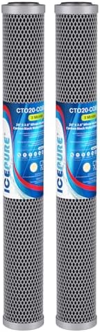 ICEPURE 20" x 2.5" Whole House Water Filter, Lead & Heavy-Metal Removal by ICEPURE