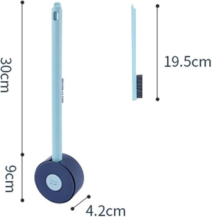 Toilet Brushes Toilet Brush Silicone Bath Clean Scrub Wall-Mounted Cleaning Tools with Home Bathroom Accessories