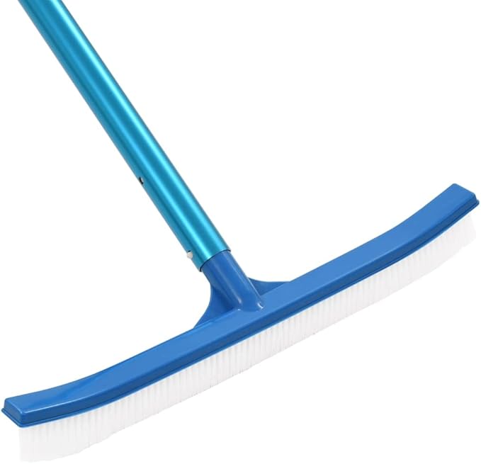 9-Piece Pool Maintenance Kit, White Blue ABS Aluminum, 24.6 ft Hose, Weighted Vacuum for Above Ground Swimming Pools, Outdoor Cleaning Tools