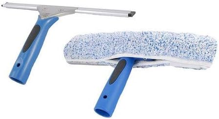 Ettore 65000 Professional ProGrip Window Cleaning Kit; 12-Inch ProGrip Squeegee and 10-Inch ProGrip Microfiber Washer