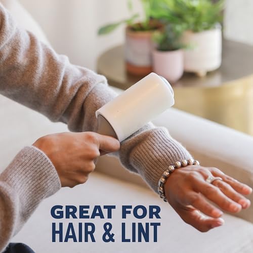 Scotch-Brite Everyday Clean Lint Roller, Lint Remover for Pet Hair, Dark Clothes, Furniture, and Dusty Surfaces, Picks Up Fur & Fluff in Your Home, Car, & Office, 10 Pack, 950 Adhesive Sheets Total - Image 4