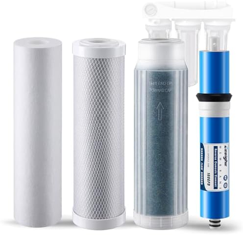 RO/DI Filter Kit Compatible with Aquatic Life & 10in RO/DI Systems,100 GPD by CEOIGHE