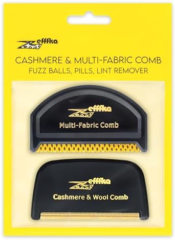 ZEFFFKA Cashmere Fine Wool Clothes Sweater Multi-Fabric Garments De-Pilling De-Fuzzing Comb Lint Fuzz Balls Remover Pills Cleaner and Shaver by ZEFFFKA