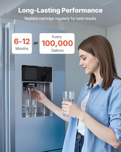 VEVOR GAC Filter, Universal Fit 20 x 4.5 in Granular Activated Carbon Replacement - for Whole House Water Filter Systems, Reduces Chlorine, Chemicals, VOCs, Bad Taste & Odor - Image 5
