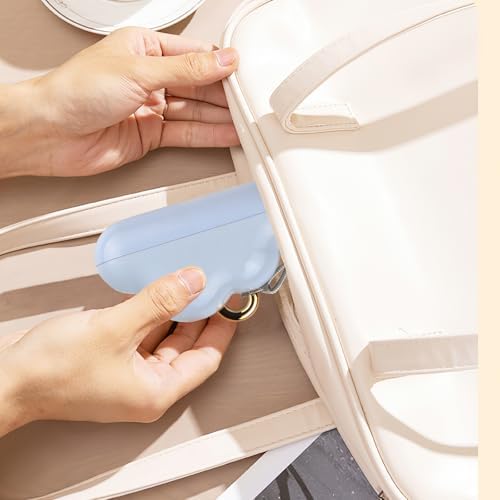 Mini Lint Roller Travel Size, Reusable Pet Hair Remover for Clothes with 150 Refillable Sheets (Blue) - Image 6