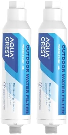 AQUA CREST Hard Water Filter for Hose Car Wash, Reduces Hard Water Spots by AQUACREST