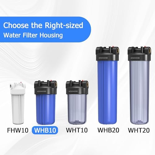WHB10 Whole House Water Filter Housing Fit 10"x4.5" Sediment etc Filters - Image 7