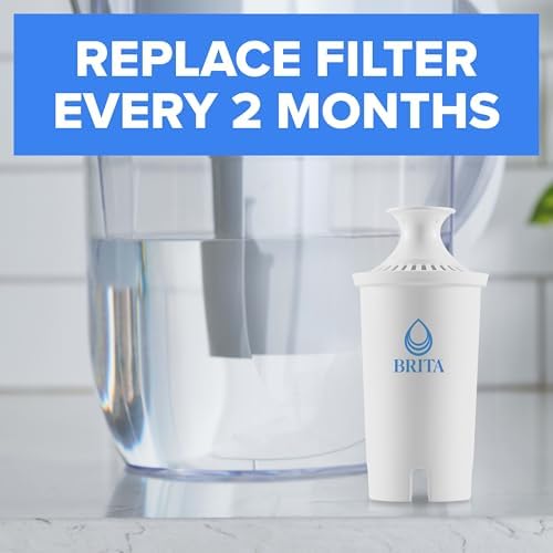 Brita Standard Water Filter for Pitchers and Dispensers, BPA-Free, Replaces 1,800 Plastic Water Bottles a Year, Lasts Two Months or 40 Gallons, Includes 8 Filters - Image 3