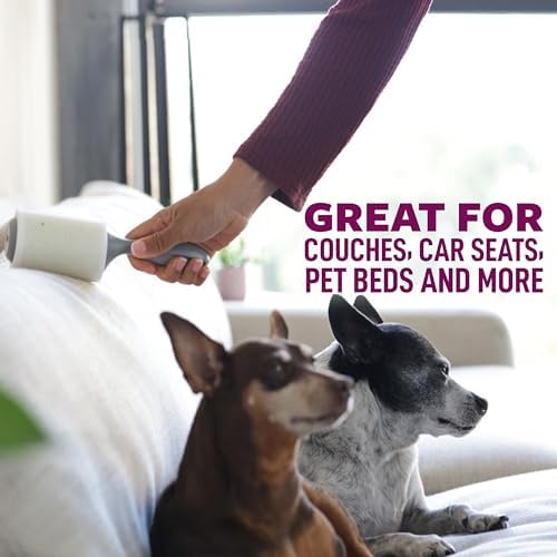 Scotch-Brite Pet Hair Extra Sticky Lint Roller,200 Sheets Total, 2 Pack | Designed for Removing Fur + Fluff on Couches, Clothes, Dog and Cat Beds, & More - Image 4