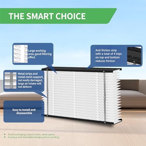 1 Pack 413 Replacement Filter, Compatible with AprilAire 413 Whole House Air Purifiers Models,1410,1610,2410,2416,3410,4400,MERV16 HVAC Furnace Filter Replacement,Actual Size:16"x28"x4" Air Filter - Image 6