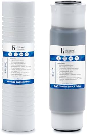 iFilters SG5-P1-SET 2-Stage Sediment CTO Filter Set, LWH-D Gen 1 by iFilters