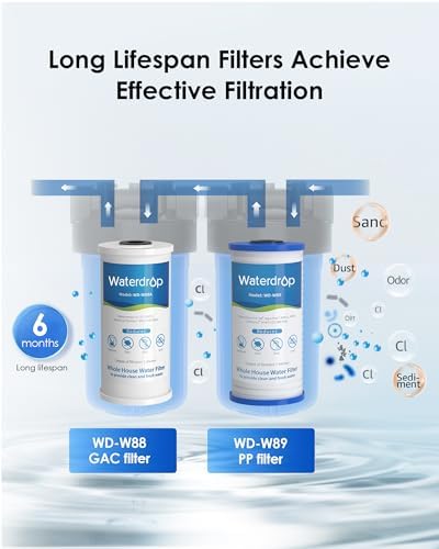 Waterdrop WHF21-PG 2-Stage Whole House Water Filter System, NSF/ANSI 372 - Image 6